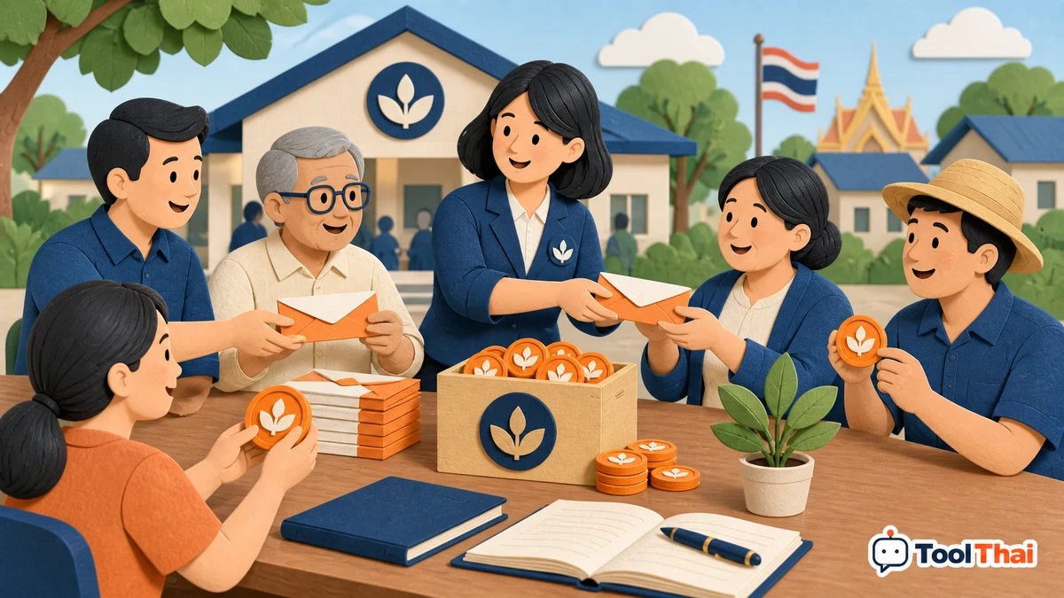 ภาพประกอบ คำนวณเงินปันผลและเงินเฉลี่ยคืนสหกรณ์: หลักการและตัวอย่าง