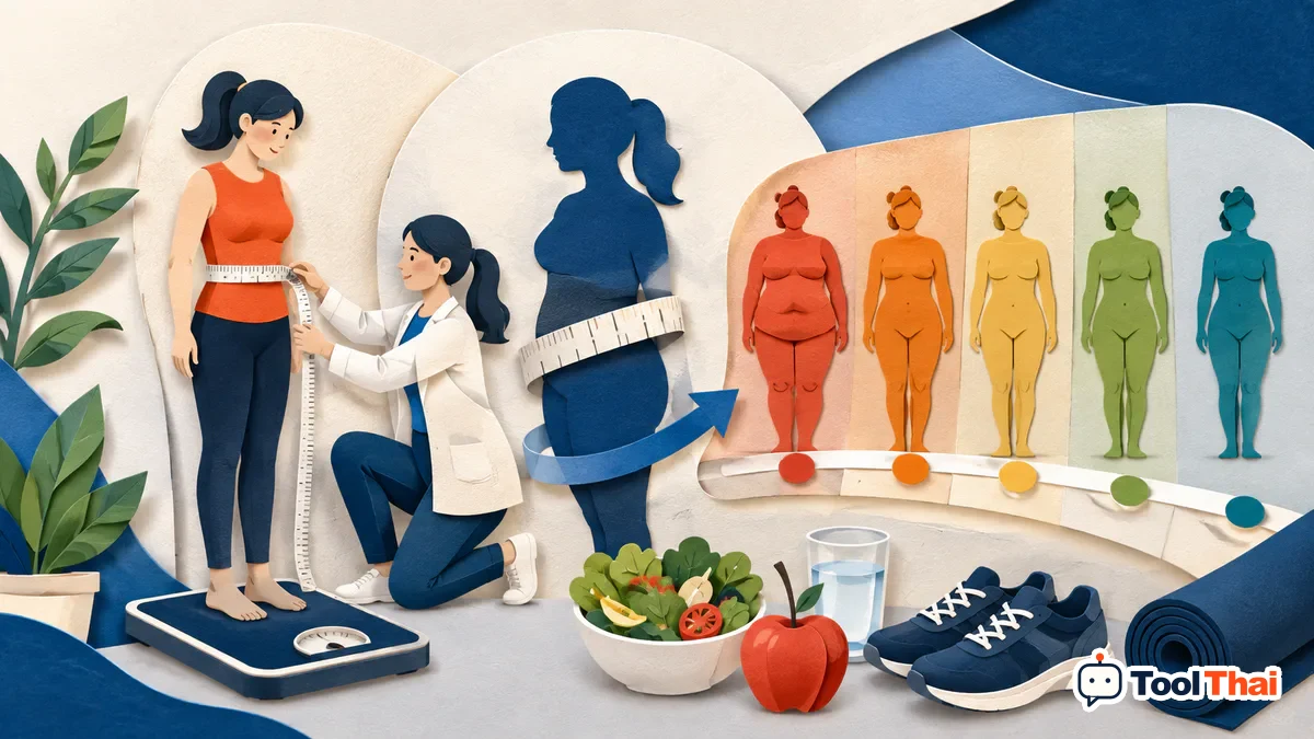 ภาพประกอบบทความคำนวณ BMI