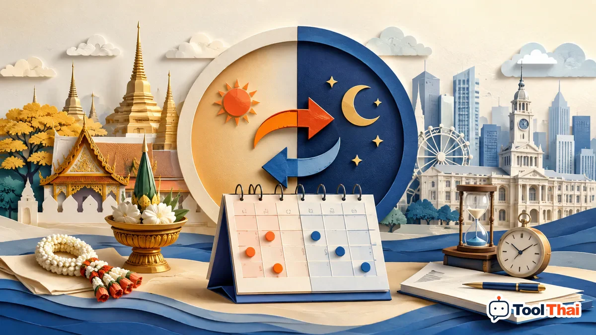 ภาพประกอบบทความแปลง พ.ศ. ↔ ค.ศ.