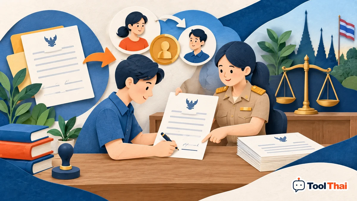ภาพประกอบ สร้างหนังสือมอบอำนาจจากแบบฟอร์ม: หลักการและตัวอย่าง