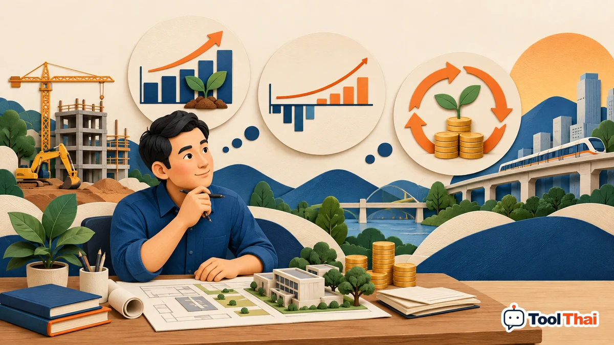 ภาพประกอบ คำนวณผลตอบแทนโครงการ ROI, NPV และ IRR: หลักการและตัวอย่าง