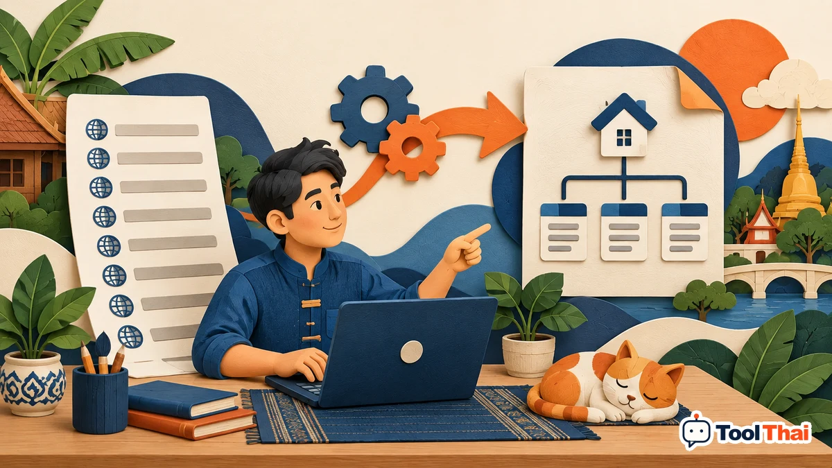 ภาพประกอบ สร้าง XML Sitemap จากรายการ URL: หลักการและตัวอย่าง