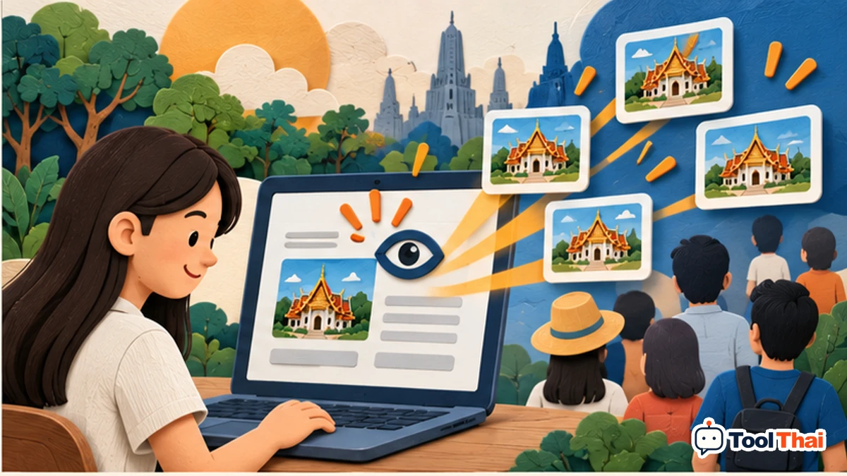 ภาพประกอบ การแสดงผล ในคำนวณ CTR และ CPC