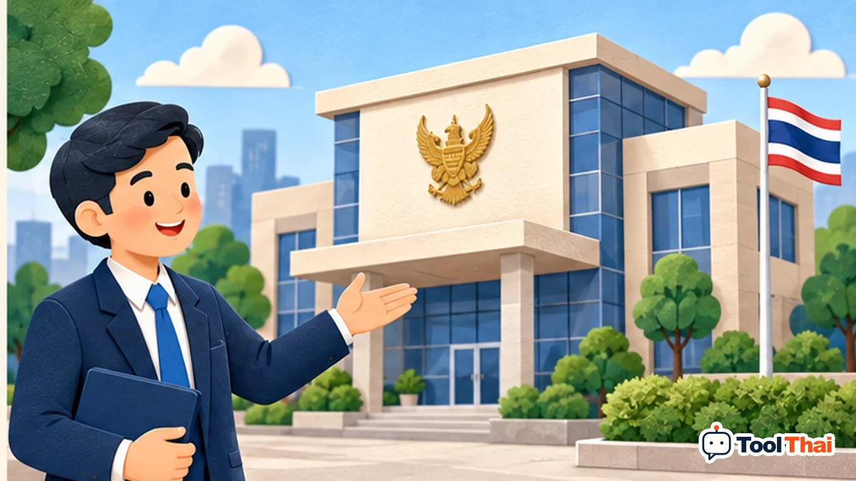 ภาพประกอบ ชื่อองค์กร ในสร้างหนังสือรับรองการทำงาน