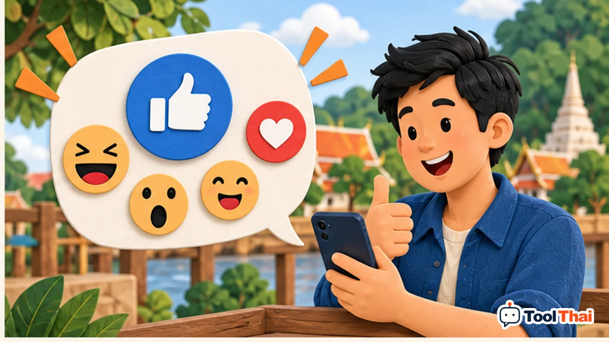 ภาพประกอบ Like/Reaction ในคำนวณ Engagement Rate