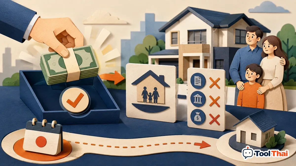 ภาพอธิบายคำศัพท์ เงินคืนที่คาดว่าจะได้รับจริง สำหรับคำนวณ Refinance บ้านคุ้มหรือไม่