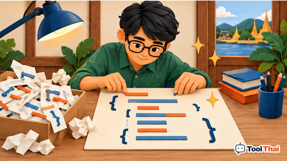 ภาพประกอบ รูปแบบ ในจัดรูปแบบและตรวจความถูกต้องของ JSON