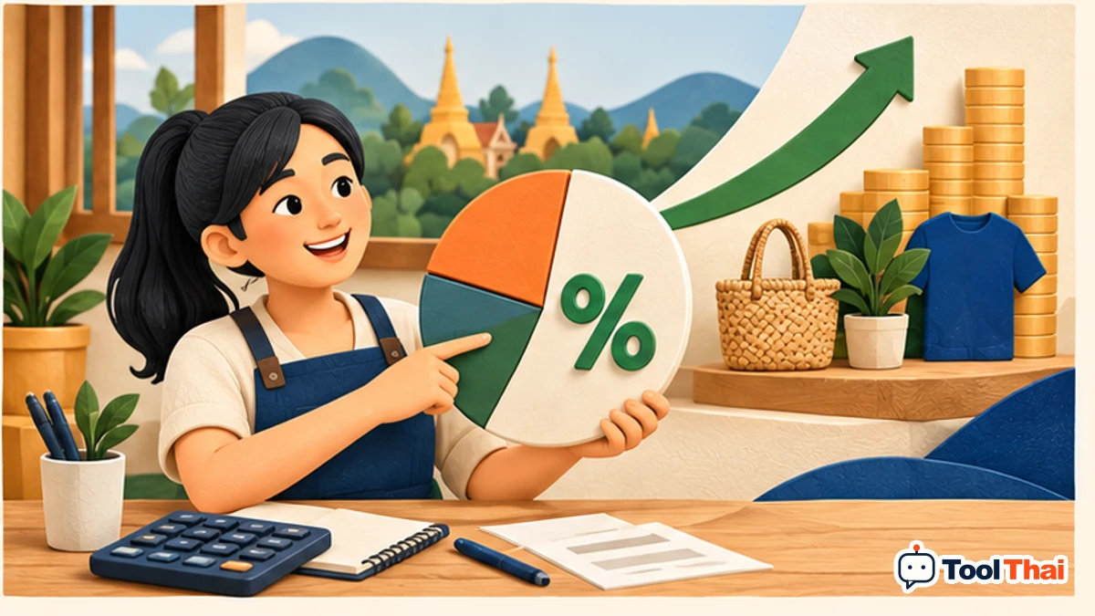 ภาพประกอบ กำไรส่วนเกินก่อนค่าโฆษณา ในคำนวณ ROAS และ ROAS ขั้นต่ำที่ไม่ขาดทุน