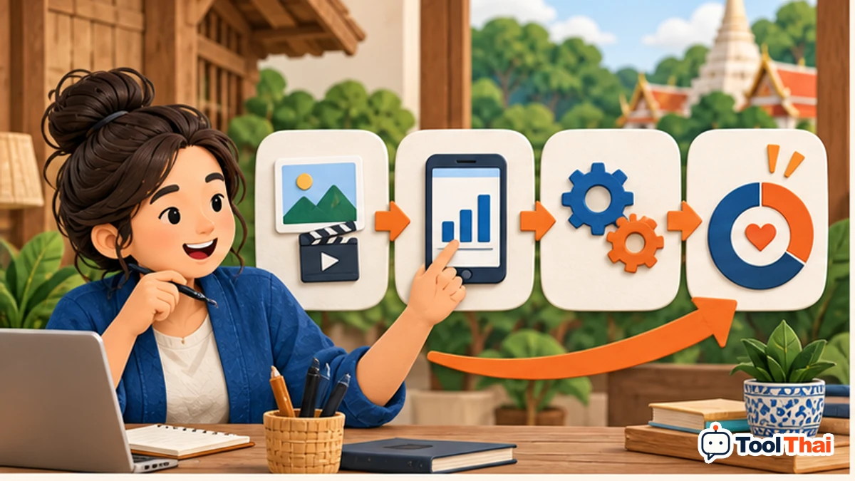 ภาพประกอบ วิธีใช้คำนวณ Engagement Rate ทีละขั้น