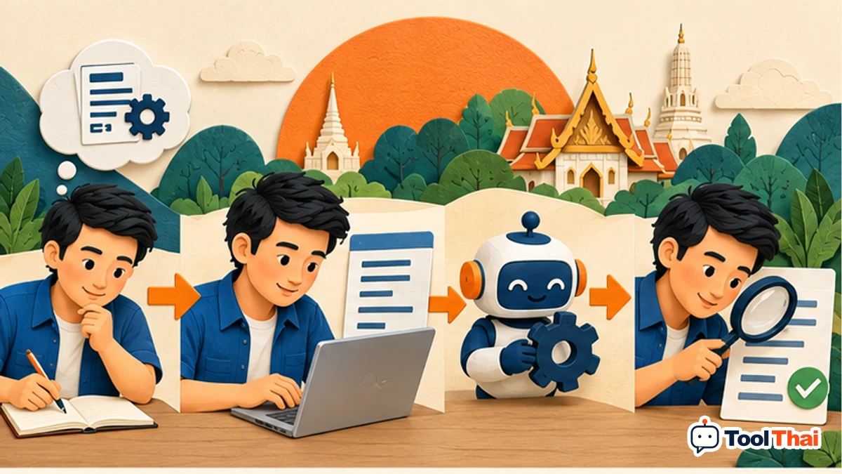 ภาพประกอบ วิธีใช้สร้างและตรวจรูปแบบไฟล์ robots.txt ทีละขั้น